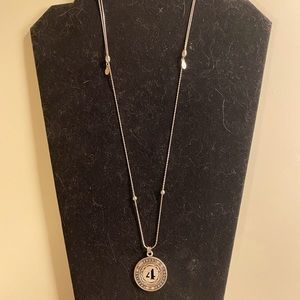Alex and Ani “4” sterling adjustable necklace!